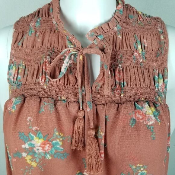 Xhilaration Rust Colored Boho Style Sleeveless Top - Picture 5 of 8
